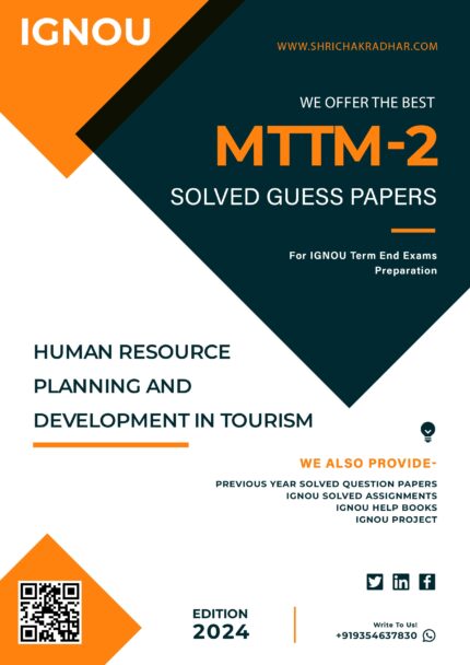 IGNOU MTTM 2 Solved Guess Paper (MTTM 1st year)