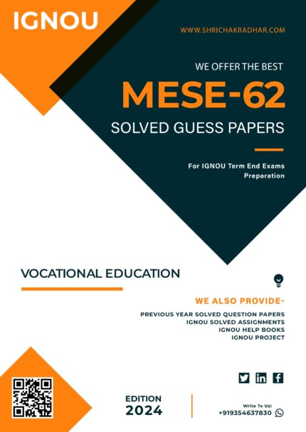 IGNOU MESE 62 Solved Guess Paper (MAAE)