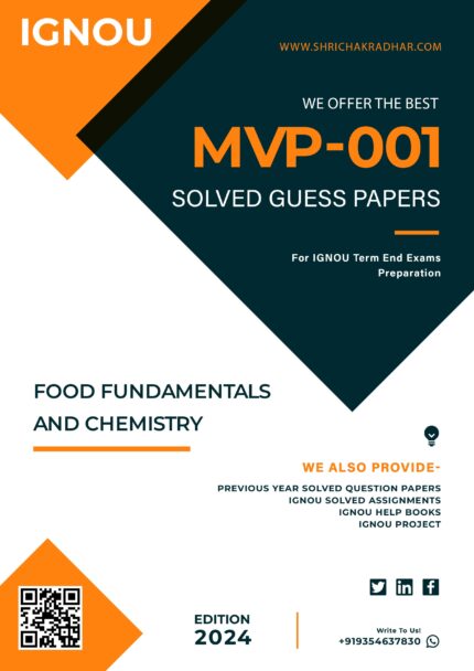 IGNOU MVP 1 Solved Guess Paper (MSCFSQM)