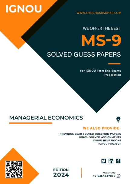 IGNOU MS 9 Solved Guess Paper (MBA)