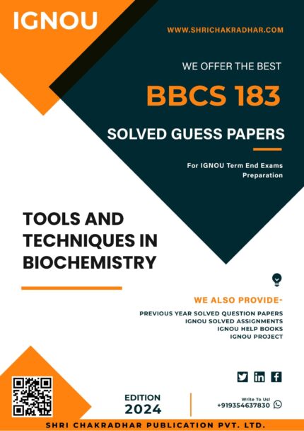 IGNOU BBCS 183 Solved Guess Paper (BSCBCH)